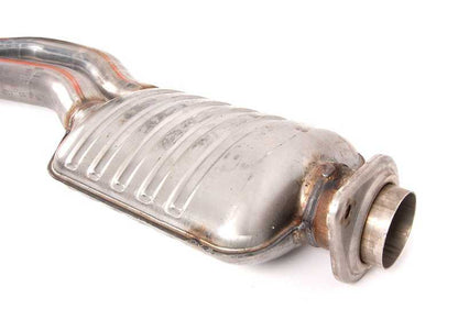 Silencioso central (Mittelschalldämpfer) OEM 18307599743 para BMW E82, E88. Original BMW.