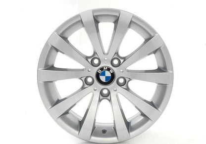 Llantas de aleación diseño V-Radio 285 OEM 36116783631 para BMW E90, E91, E92, E93. Apta para varios motores y transmisiones. Original BMW.