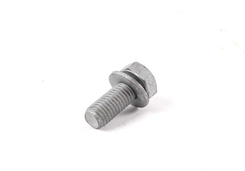Tornillo hexagonal con arandela M10x25 OEM 07119905147 para BMW E81 116d, 116i. Pieza original BMW. Ideal para motor, sistema de distribución y riementrieb.