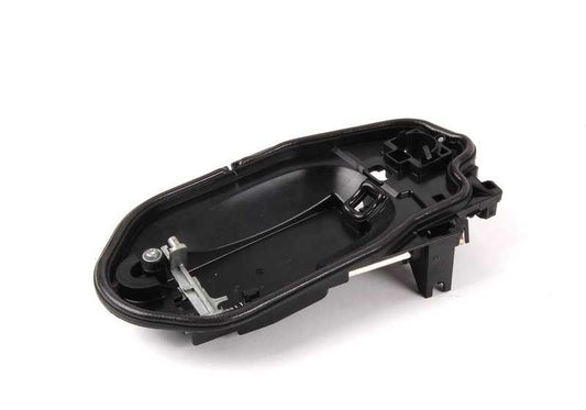 Soporte interior tirador exterior puerta derecha OEM 51217199556 para BMW E60, E60N, E61, E61N. Original BMW.