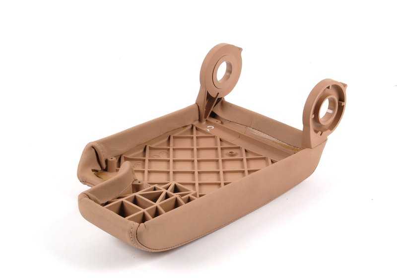 Apoyabrazos de cuero OEM 51168238230 para BMW E46. Original BMW.