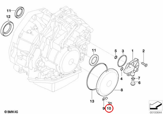 Hexagon screw M6x16 OEM 24277520118 for MINI R50, R52... and more. Original MINI.