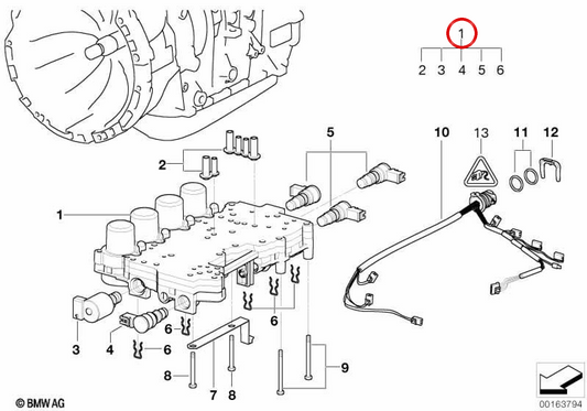 OEM 24307514961 Transmission Control Module for BMW E46, E39, E53. Original BMW.