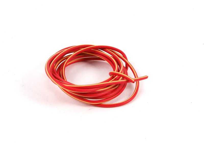 Cable eléctrico rojo-amarillo 0,5 mm² OEM 61126902614 para BMW {E30,E31,E32,E34,E36,E38,E39,E46,E52,E53,E60,E61,E63,E64,E65,E66,E70,E71,E72,E81,E82,E83,E84,E85,E86,E87,E88,E89,E90,E91,E92,E93,F01,F02,F04,F06,F07,F10,F11,F12,F13,F15,F16,F18,F20,F21,