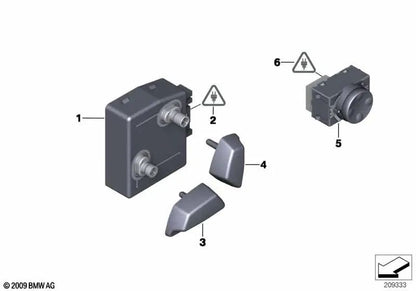 Interruptor ajuste de asiento izquierda para BMW E60, E60N, E61, E61N, F07, F10, F11, F18, E70, E70N, E71 (OEM 61316958525). Original BMW.