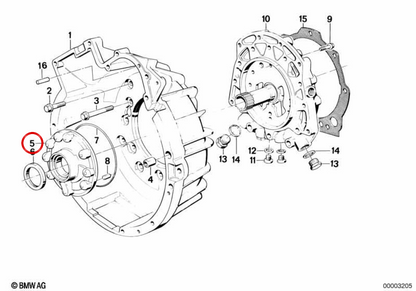 OEM -Ölpumpe 24311218660 für BMW E30, E34, E32. Original BMW.