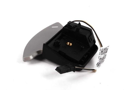 Left change lever (Schaltwippe) OEM 61317840476 for BMW E90, E90N, E92, E92N, E93, E93N, E70, E71. Original BMW.