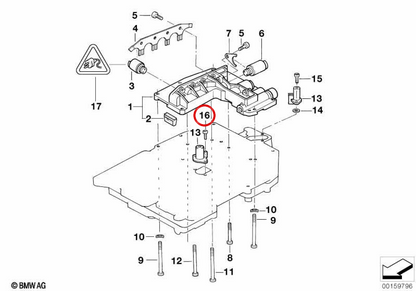 Torx Vite 24347518839 per BMW E36, E46, E34, E39, E32, E38, E85. BMW originale.