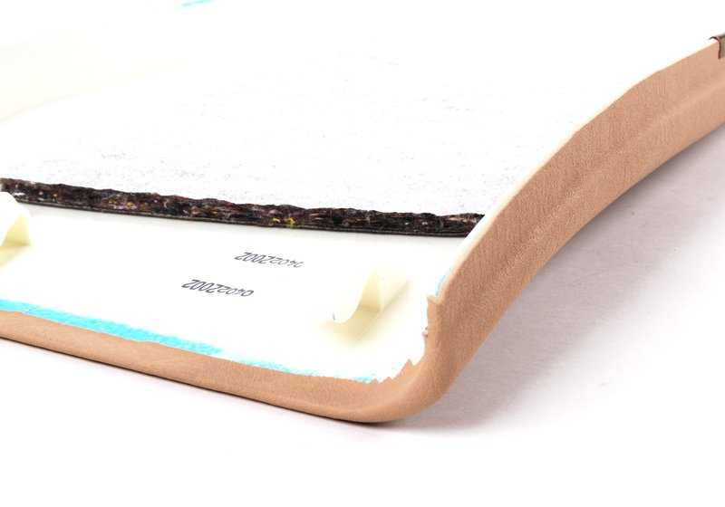 Cubierta inferior del pilar central izquierdo OEM 51438174443 para BMW E38. Original BMW.