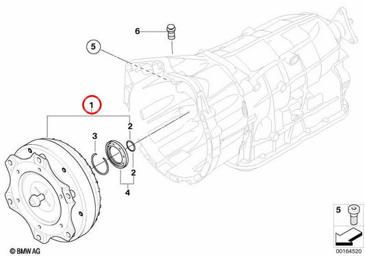 OEM 24407596066 Konverter für BMW E82, E88, E90, E91, E92, E93, E84, E83. Original BMW.