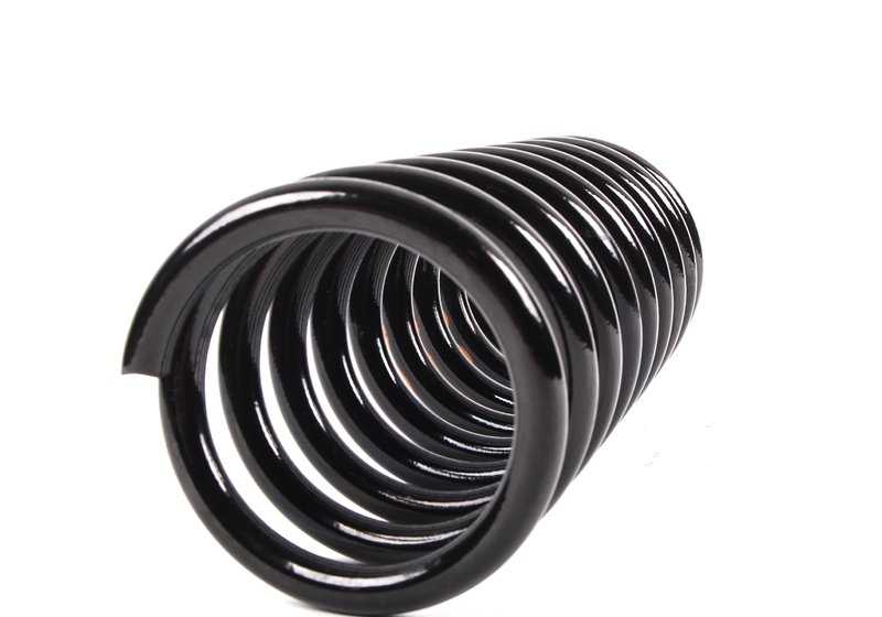 Muelle trasero tipo tonel OEM 33531094801 para BMW E36 (todos los modelos: Berlina, Compact, Coupé, Touring y Cabrio). Recambio original BMW.