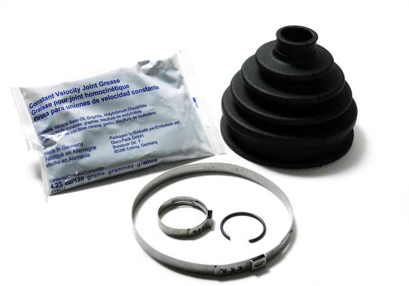Kit guardapolvo exterior (fuelle transmisión) OEM 31607507402 para BMW E46 y E53 (modelos 325i xDrive con cambio manual y automático). Original BMW.