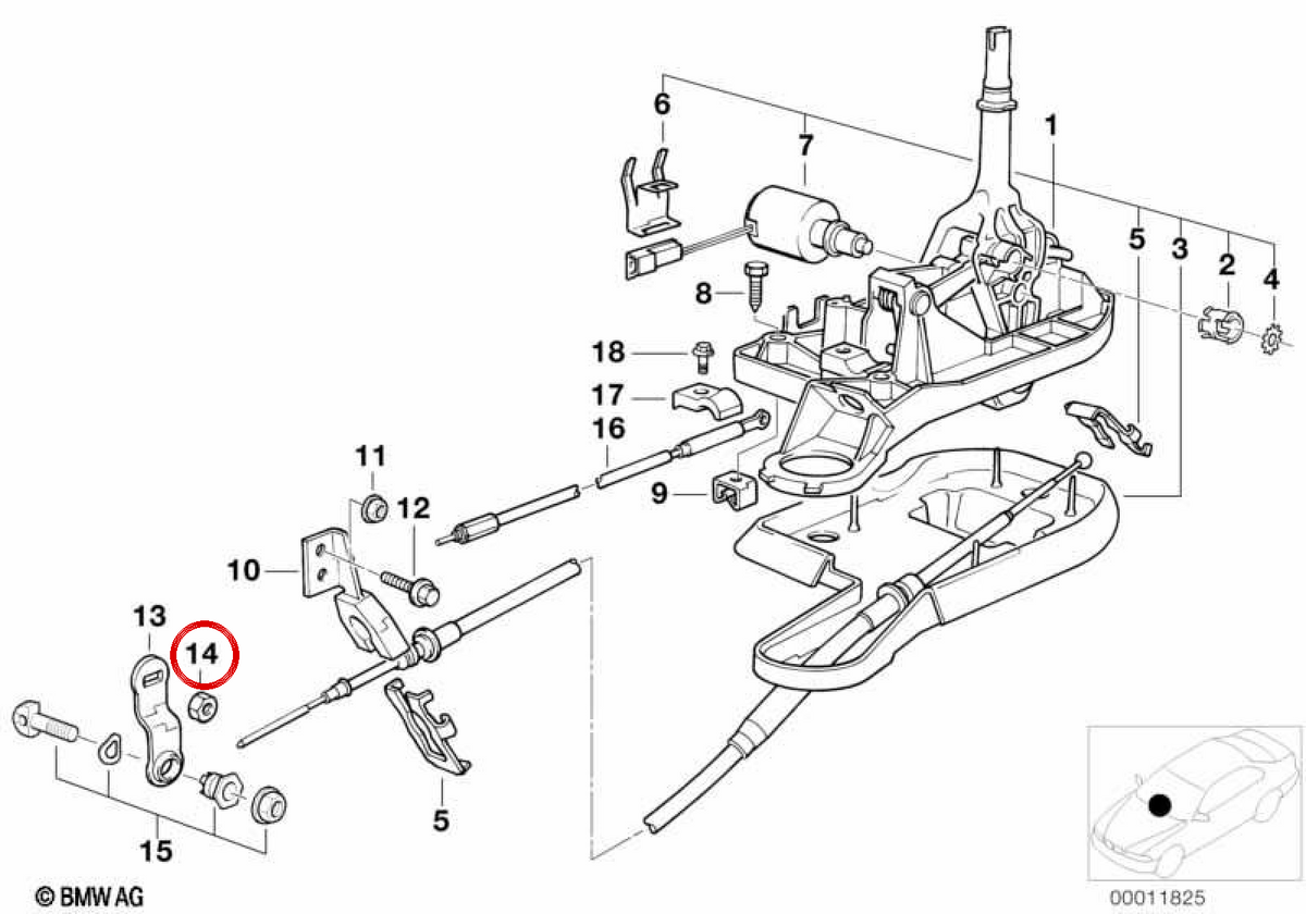 Noix hexagonale autoblocante OEM 24517542700 pour BMW E81, E82, E87, E88, E30, E36, E46, E90, E91, E92, E93, E28, E34, E39, E60, E61, E63, E64, E32, E38, E31, E31, E63, E64, E32, E38, E31, E31 , E31, E, E83, E53, Z3, E85, E86, E89, E52. BMW d'origine.