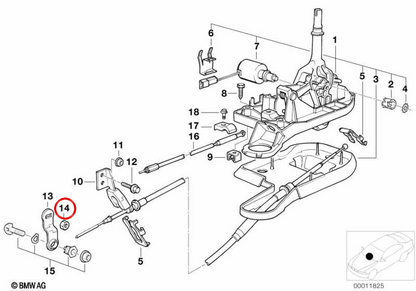 Noix hexagonale autoblocante OEM 24517542700 pour BMW E81, E82, E87, E88, E30, E36, E46, E90, E91, E92, E93, E28, E34, E39, E60, E61, E63, E64, E32, E38, E31, E31, E63, E64, E32, E38, E31, E31 , E31, E, E83, E53, Z3, E85, E86, E89, E52. BMW d'origine.