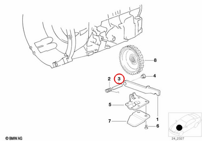 OEM 24531219284 gears selector for BMW E36, E46, E34, E39, E32, E38, E31, E53, E85. Original BMW.