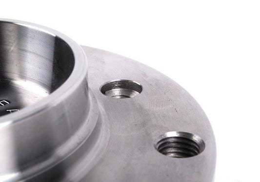 Front wheel with bearing OEM 31221093427 for BMW E39 520D, 520i {all compatible models}. Original BMW.