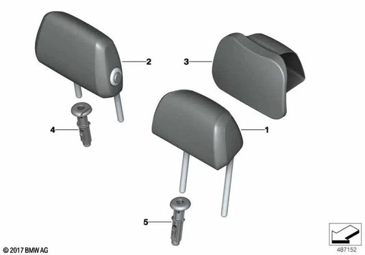 Zentrales Leder -Zentral -Zentral -Can.BiEGE für BMW G30, G31, G32. Original BMW.