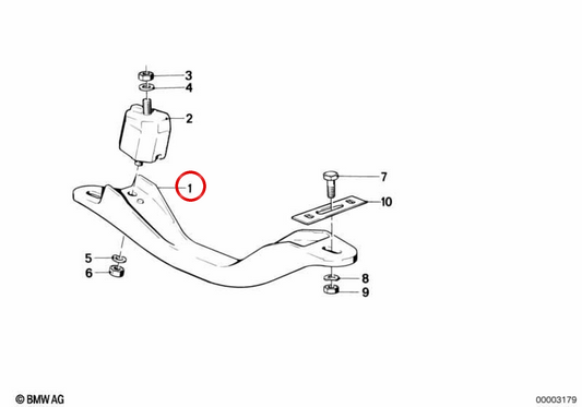 Prise en charge de la transmission OEM 24711128518 pour BMW E28, E24. BMW d'origine.