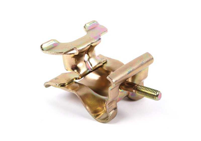 Soporte de silencioso trasero OEM 18211178340 para BMW E34, E32. Original BMW.