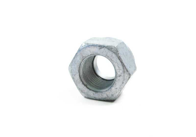 Tuerca hexagonal autoblocante OEM 33526773882 para BMW E36, E46, E39, E38, E83, E85, E86, E89, E52 y MINI R50, R52, R53, R55, R56, R57, R58, R59, R60, R61. Original BMW y MINI.