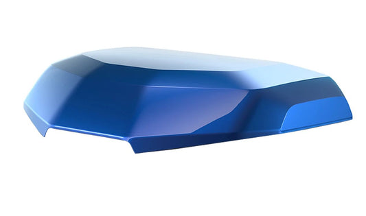 Carcasa exterior tapa del maletín Racingblue metallic OEM 77435B5C061 para BMW Motorrad R 1300 RS (K63). Original BMW Motorrad.