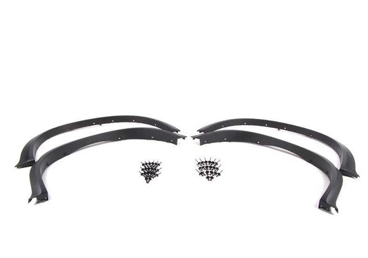 OEM 51770421056 fender flare kit for BMW E70 X5 (all compatible models). Original BMW.