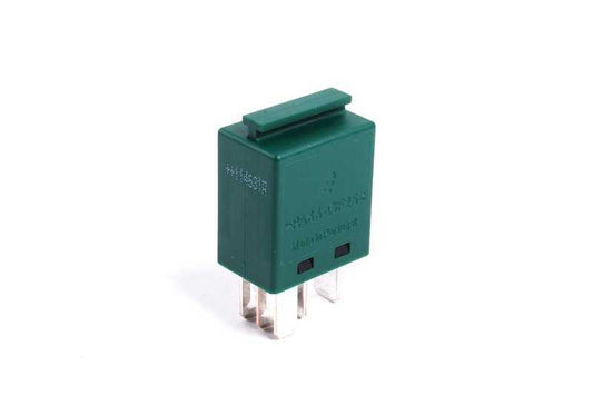 Relé de conmutación verde OEM 61366980177 para BMW E81, E82, E87, E88, E90, E91, E92, E93, F10, F11, F18, E84, F25, F26, E70, E71, E72, E89. Original BMW.