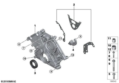Tampa inferior da caixa de distribuição OEM 11148483806 para BMW Série 5 F10, F11, Série 6 F12, F13, Série 7 F01, F02, X5 E70, X6 E71... e muito mais. BMW genuíno.