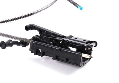 Cable de accionamiento izquierdo OEM 54121933749 para BMW E30. Original BMW.