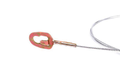 Cable de ajuste respaldo OEM 52101916612 para BMW E30, E24. Original BMW.