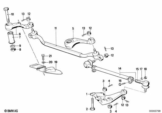 Linkslenker für BMW E28, E24 (OEM 32211125738). Original BMW.