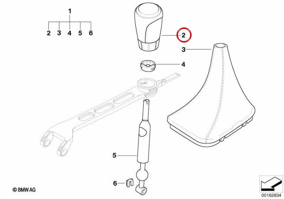 Connaissances des performances 6 Vitesses OEM 25110429269 pour BMW E81, E87, E82, E88, E46, E90, E91, E92, E93 ... et plus. BMW d'origine.