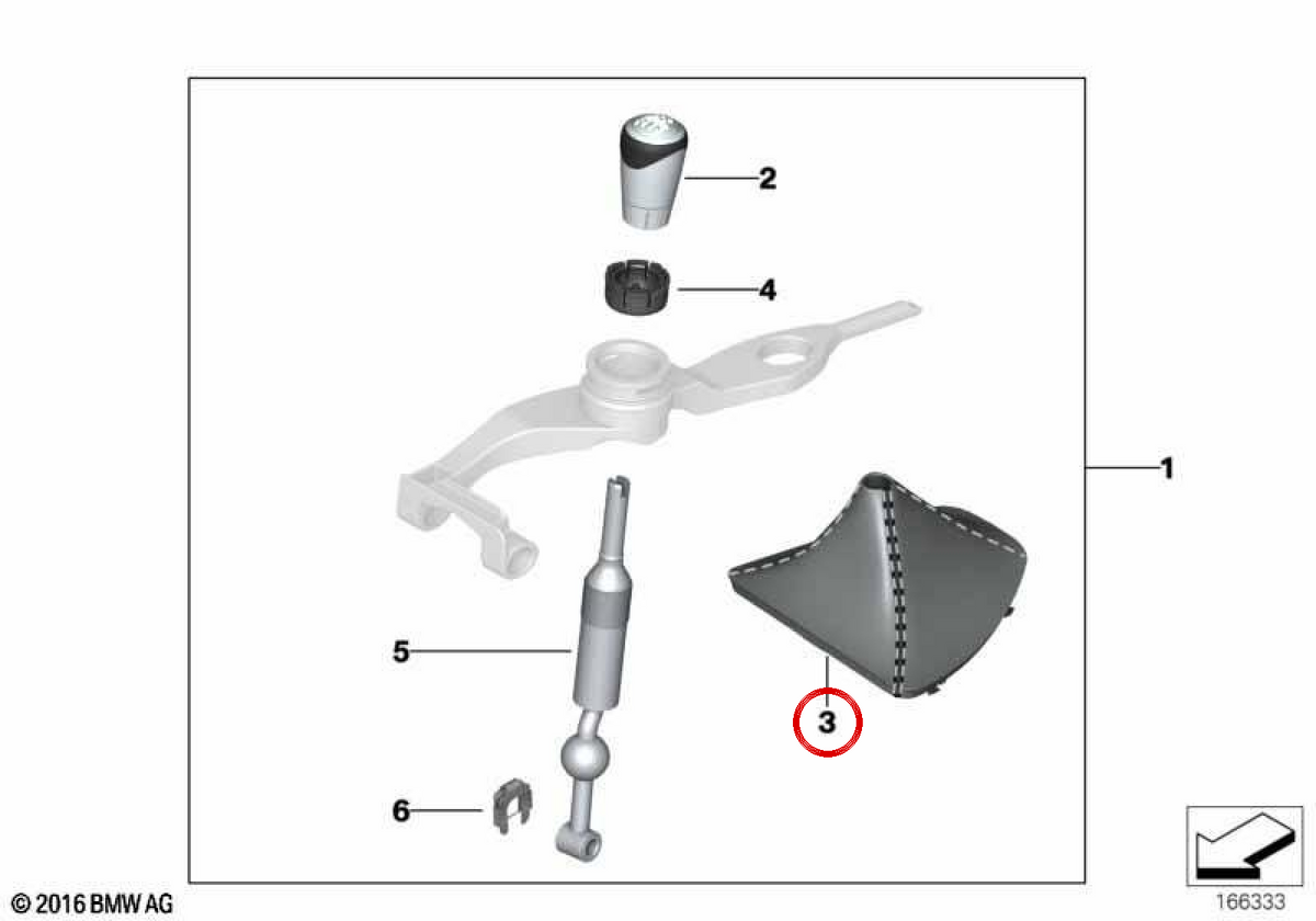 Poina Pomo Change Performance Black OEM 25110435847 für BMW E90-, E91-, E92-, E93- und LCI -Versionen. Original BMW.