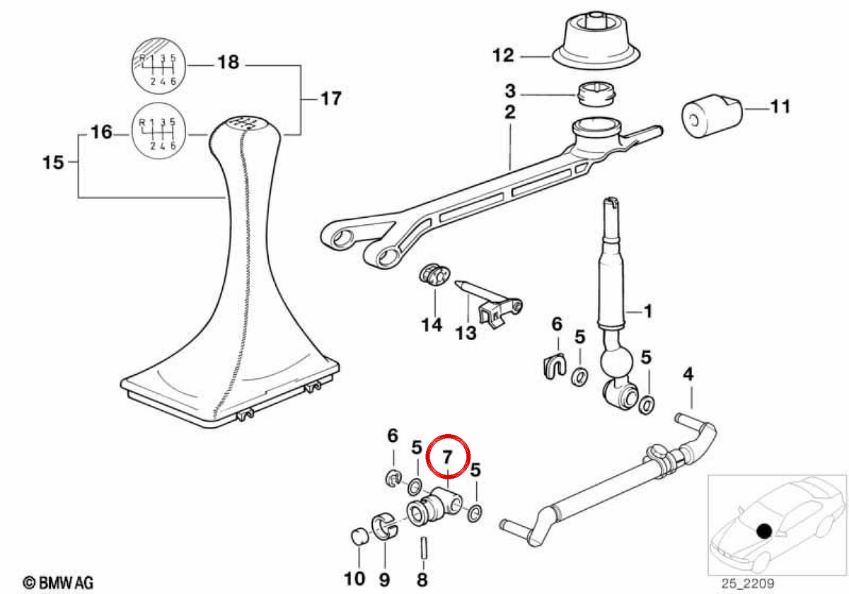 OEM 25117526415 Modifier le variateur pour BMW E34, E39, E60, E61, E63, E64, E32, E38, E31, E53. BMW d'origine.