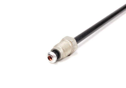 Tubería de freno trasera OEM 34326766825 para BMW E46, E60 y E61. Compatible con sistemas ABS, ASC+T y DSC. Repuesto original BMW.