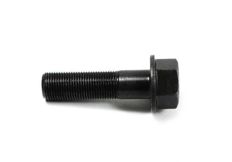 Tornillo de sujeción OEM 11231736585 para BMW E31, E32, E34, E38, E39, E53. Pieza original BMW utilizada en el sistema de transmisión por correa (riementrieb). Tamaño M18x1,5x65. Original BMW.