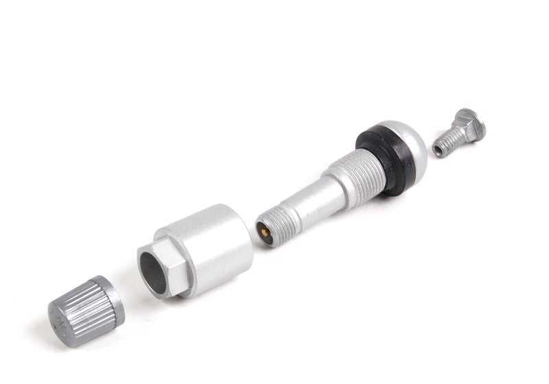 Válvula RDC corta OEM 36146792829 para BMW E46, E39, E60, E61, F10, F11, F30, F31, F32, F33, F34, E90, E91, E92, E93, X1, X3, X5, X6 y MINI R50-R61, F55-F57. Original BMW y MINI.