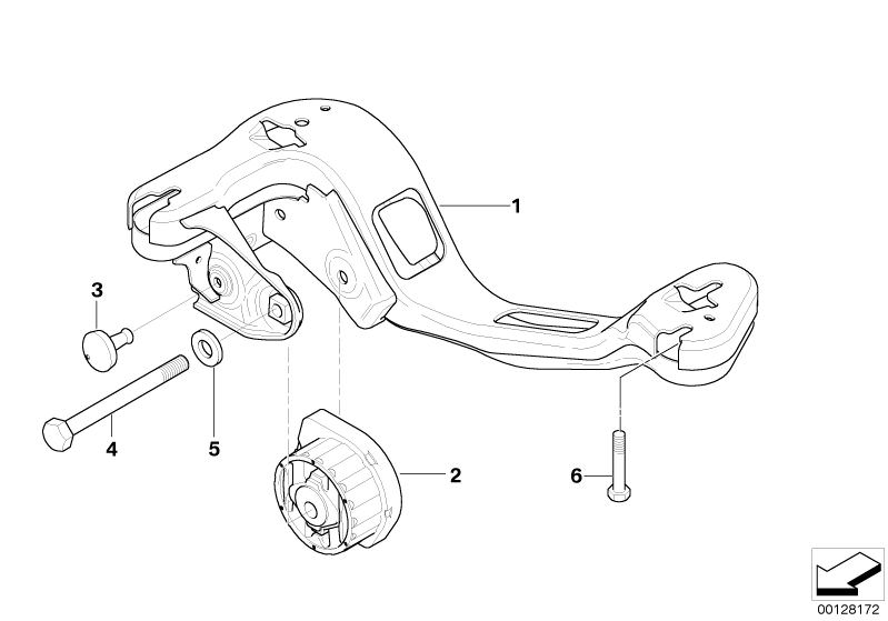 Cojinete de cambio OEM 22313451444 para BMW X3 E83 1.8d, 2.0d, 2.0xd. Original BMW.