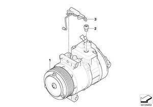 Compressore Aria Condizionata Rp Per Bmw E46 E83. Pezzi di ricambio originali