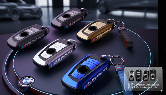 Case Case Limited Edition /// Performance avec clés de trousseau en cuir pour votre BMW.