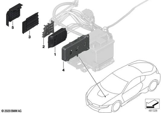 B+ Distributor für BMW I12, I12N (OEM 61149321029). Original BMW