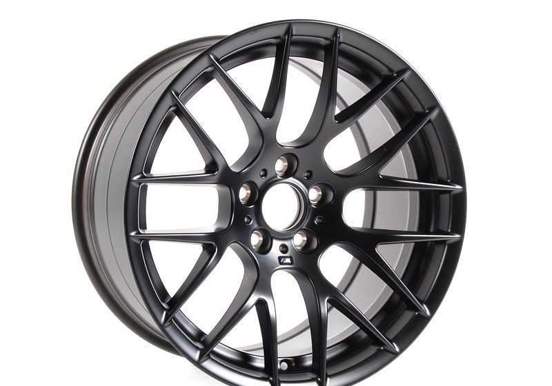 Llantas de aleación M Performance Y-Spoke 359 negras mate 10x19 ET25 OEM 36112284151 para BMW E82, E90, E92, E93 (modelos M). Original BMW.
