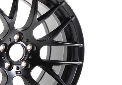 Llantas de aleación M Performance Y-Spoke 359 negras mate 10x19 ET25 OEM 36112284151 para BMW E82, E90, E92, E93 (modelos M). Original BMW.