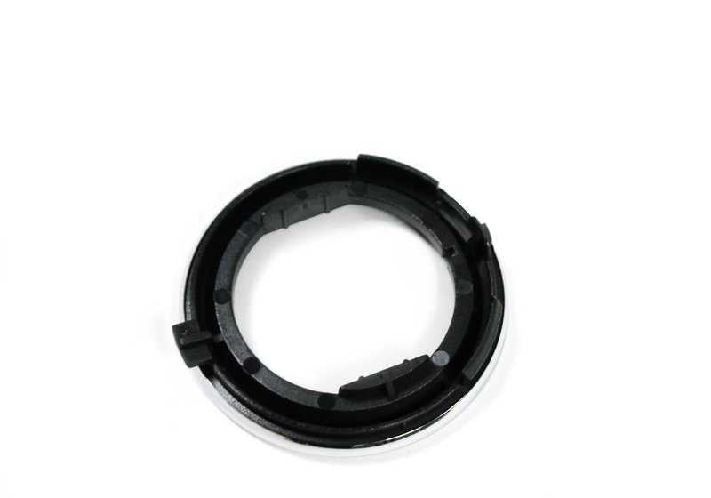 Soporte interruptor airbag cromado OEM 51162497678 para BMW E36 y Z3. Pieza original BMW.