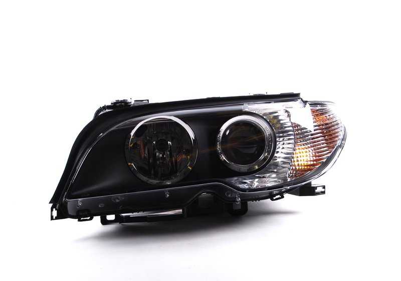 Faro delantero izquierdo Bi-Xenón AHL OEM 63127165951 para BMW E46. Original BMW.