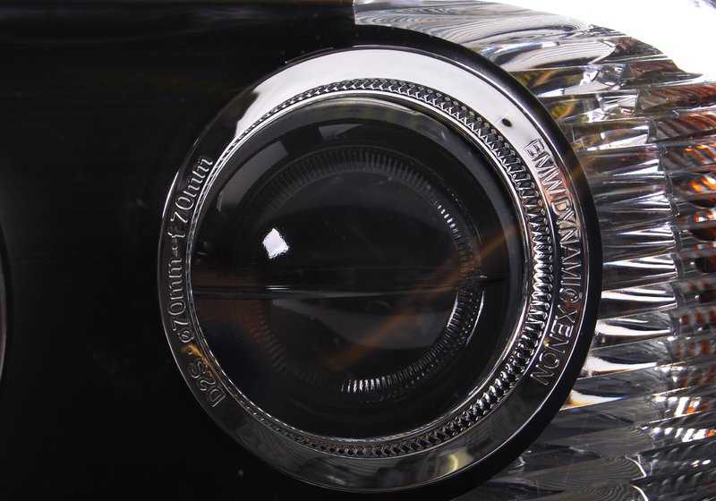 Faro delantero izquierdo Bi-Xenón AHL OEM 63127165951 para BMW E46. Original BMW.