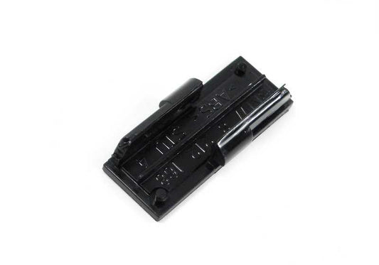 Tapa embellecedora negra OEM 51438212181 para BMW E46 y E39. Pieza original BMW.