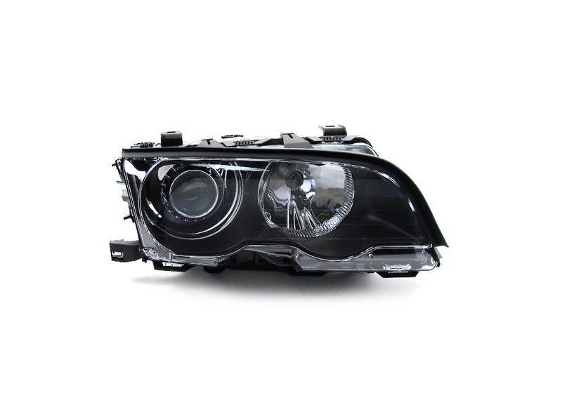 Faro delantero derecho con luz Xenón OEM 63126904298 para BMW E46 {323Ci, 325Ci}. Compatible con modelos con cambio manual y automático. Original BMW.
