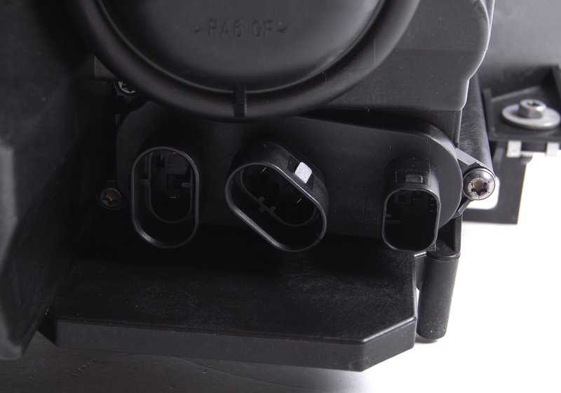 Faro delantero izquierdo Bi-Xenón AHL OEM 63127165951 para BMW E46. Original BMW.