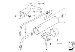 Tubería de alimentación de combustible OEM 13327796801 para MINI R50 One D (R5B1, R5B2) 2003-2006. Original MINI.